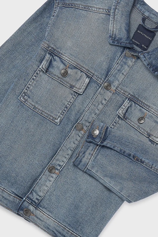 Детская джинсовая куртка Mayoral голубой 6415.7B.Junior.PPY2