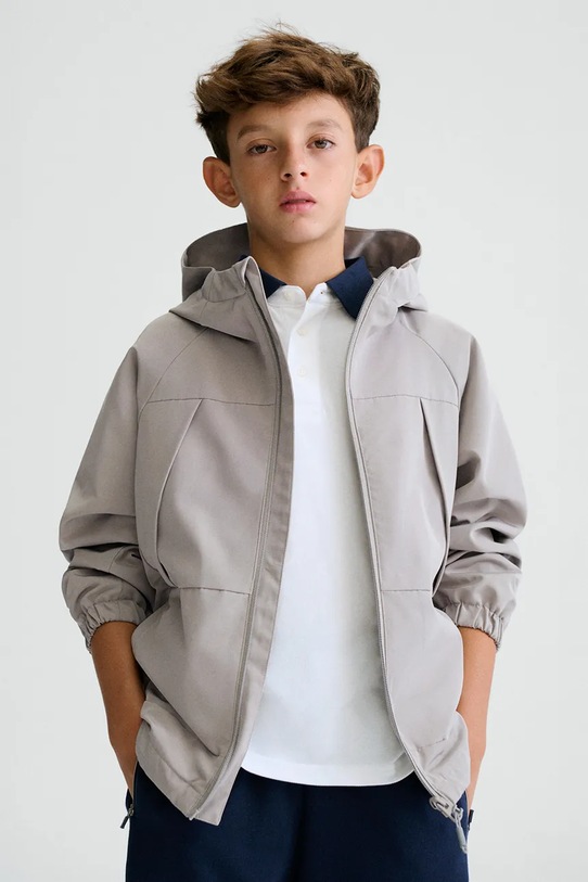 Dječja jakna Mayoral bez tople podstave siva 6419.7D.Junior.PPY2