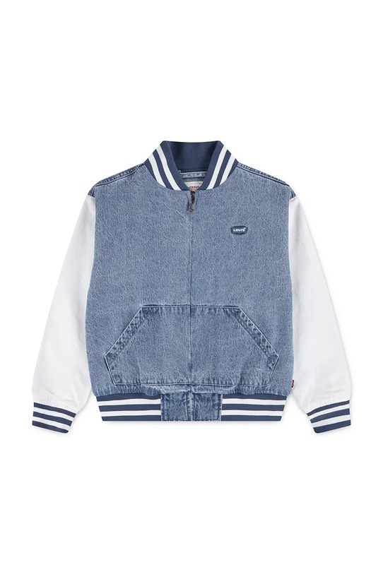 Levi's kurtka jeansowa dziecięca DENIM BOMBER JACKET 9EP681 niebieski SS26