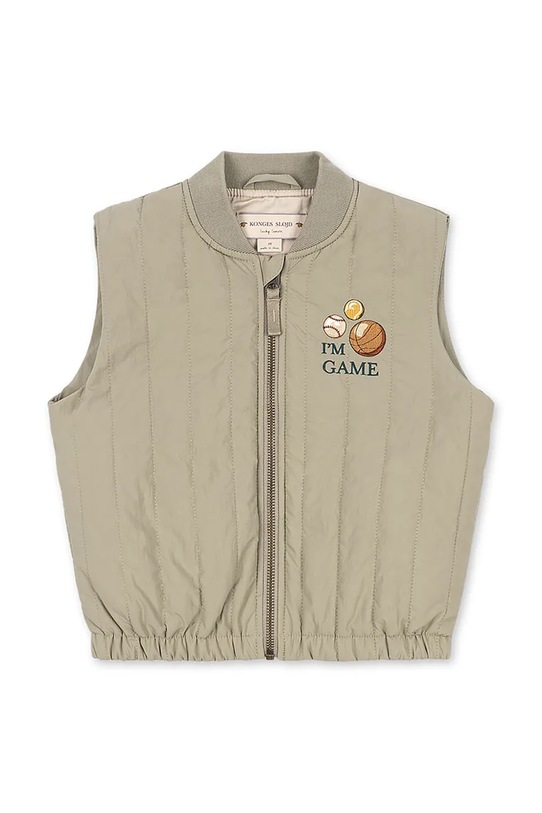 Konges Sløjd bezrękawnik dziecięcy JUNO VEST KS104890.PPY2 zielony SS26