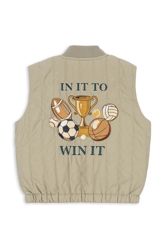 Chlapec Detská vesta Konges Sløjd JUNO VEST KS104890.PPY2 zelená