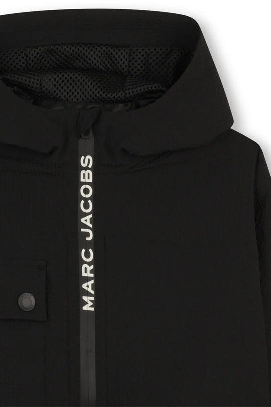 Παιδικό μπουφάν Marc Jacobs μαύρο W60800.156