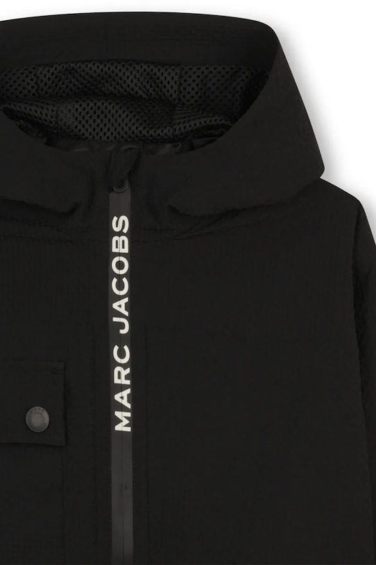 Παιδικό μπουφάν Marc Jacobs μαύρο W60800.156