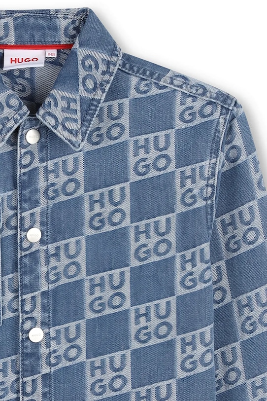 Детская джинсовая рубашка HUGO голубой G01004.114.150