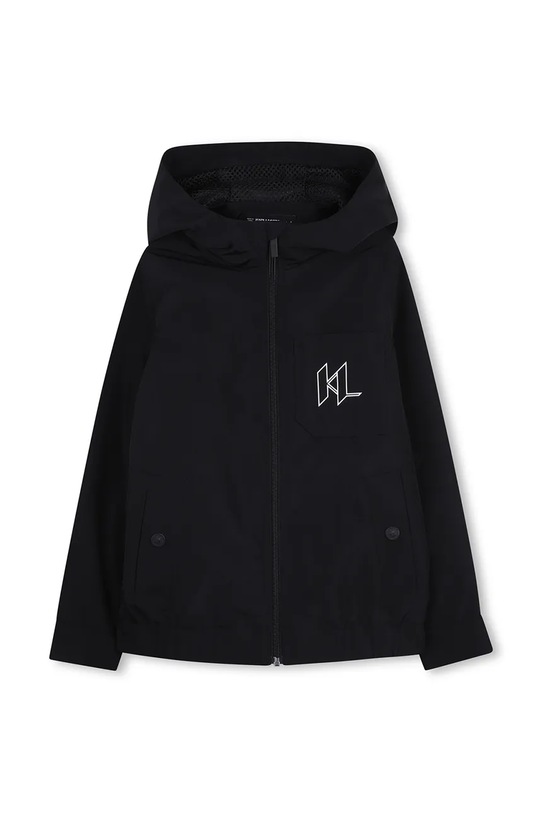 Detská bunda Karl Lagerfeld Z31107.114.150 čierna SS26