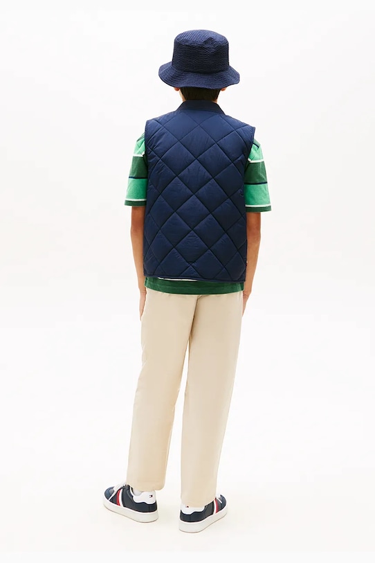 Tommy Hilfiger bezrękawnik dziecięcy granatowy KB0KB10262.128.176.PPY2