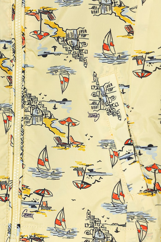 Chłopiec Guess kurtka dziecięca N6GL00.WCFM2.PPY2.M żółty