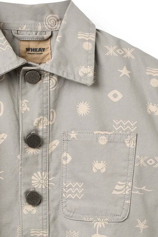 Wheat kurtka bawełniana dziecięca szary 2695.425.GOTS