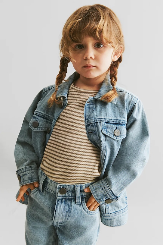 Wheat kurtka jeansowa dziecięca 7202.432.GOTS niebieski