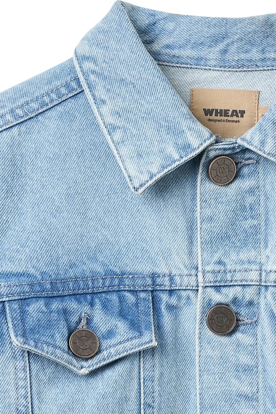Wheat kurtka jeansowa dziecięca niebieski 7202.432.GOTS