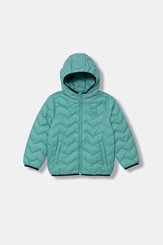 United Colors of Benetton kurtka dziecięca turkusowy 2TWDGN02V.P.Stagionale