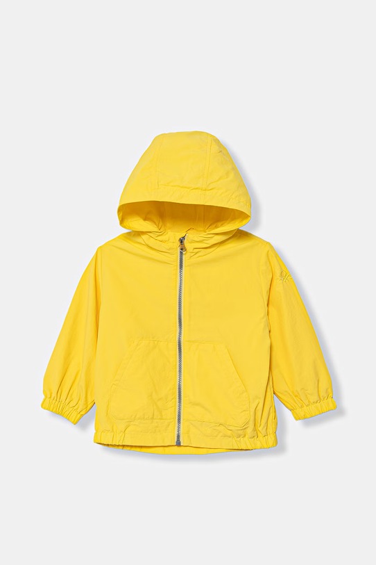 United Colors of Benetton krótka kurtka dziecięca żółty 2IGGGN049.P.Stagionale
