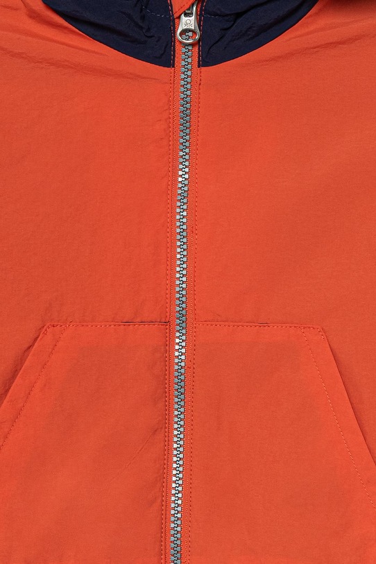 Chłopiec United Colors of Benetton krótka kurtka dziecięca 2IGGGN049.P.Stagionale pomarańczowy