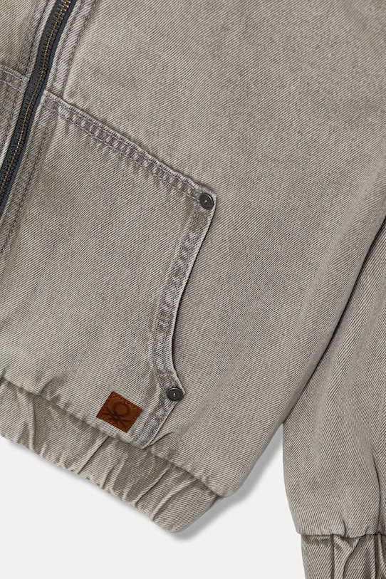 BIMBO United Colors of Benetton giacca per bambini in jeans 2KEHCN07B.G.Stagionale grigio