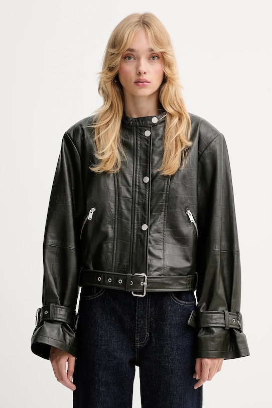 Gestuz kurtka skórzana nieocieplane zielony 10910734