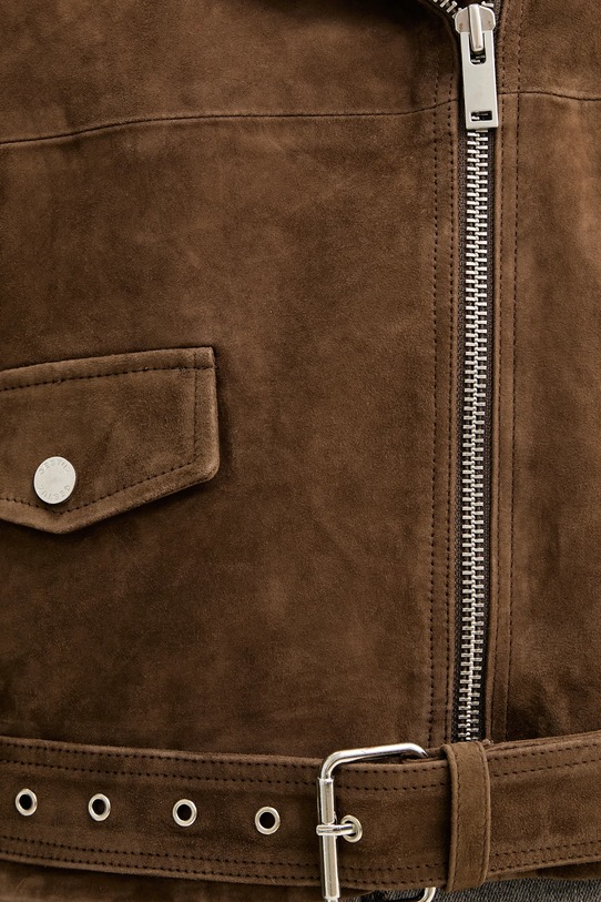 Gestuz ramoneska zamszowa 10911118 brązowy