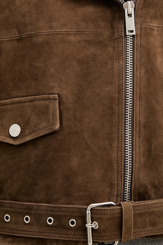 Gestuz ramoneska zamszowa 10911118 brązowy