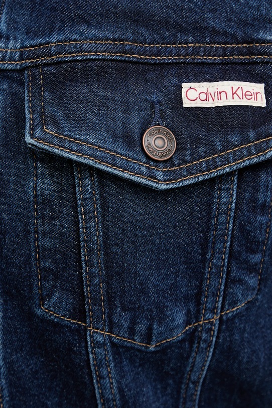 Τζιν μπουφάν Calvin Klein Jeans LV047E903G σκούρο μπλε