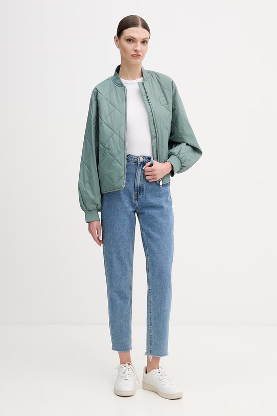 Calvin Klein Jeans kurtka LV147E514G zielony SS26