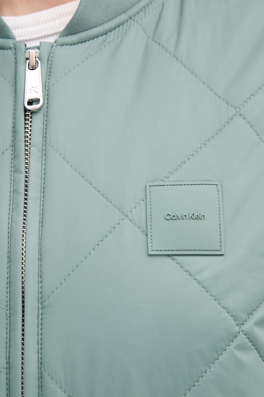 Μπουφάν Calvin Klein Jeans LV147E514G πράσινο