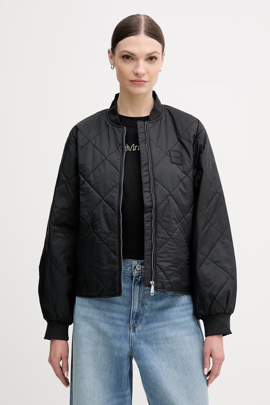 Calvin Klein Jeans kurtka bez kaptura czarny LV147E514G