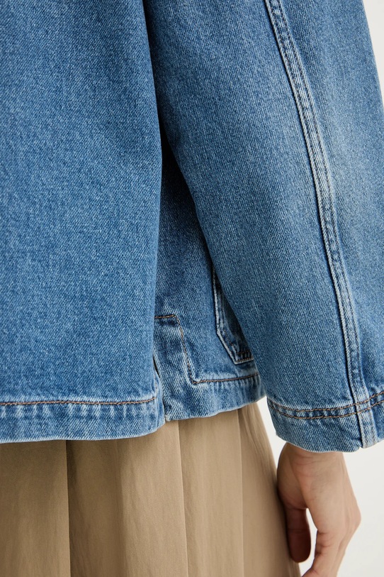 Weekend Max Mara kurtka jeansowa CIRCOLI 2615041091600 niebieski