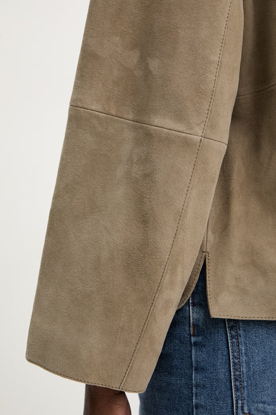 Semišová bunda Weekend Max Mara PALCHI 2615441021600 zelená