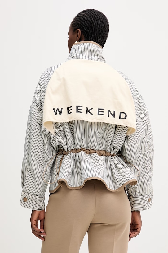 Weekend Max Mara kurtka dwustronna SMALTO 2615481051600 brązowy