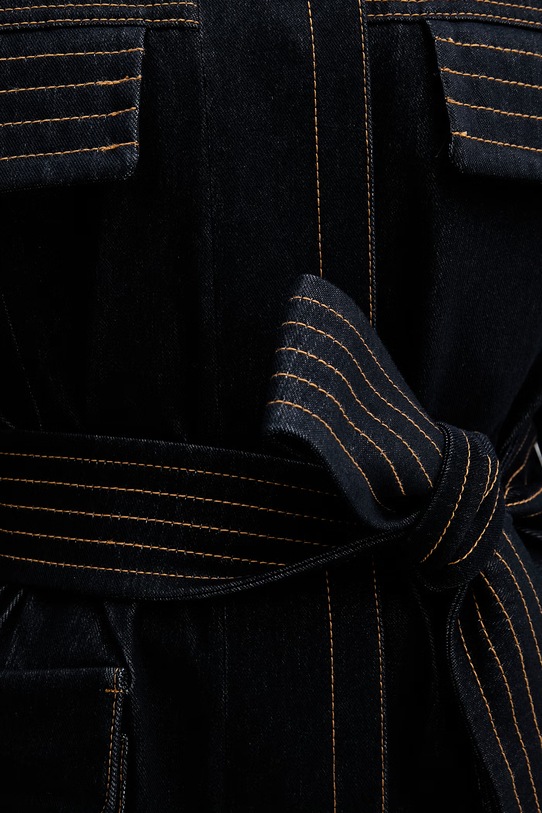 Džínová bunda MM by Max Mara WEST 2616911017600 námořnická modř