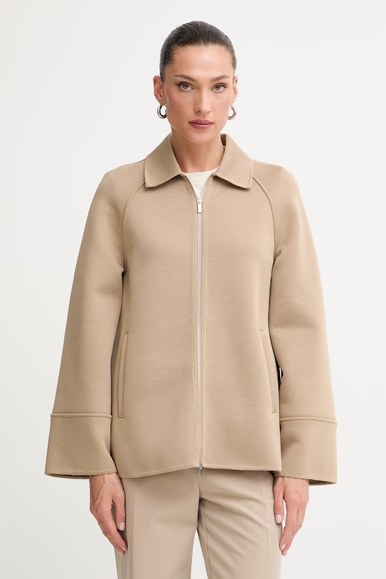 MM by Max Mara krótka kurtka damska ELISEO beżowy 2616911047600