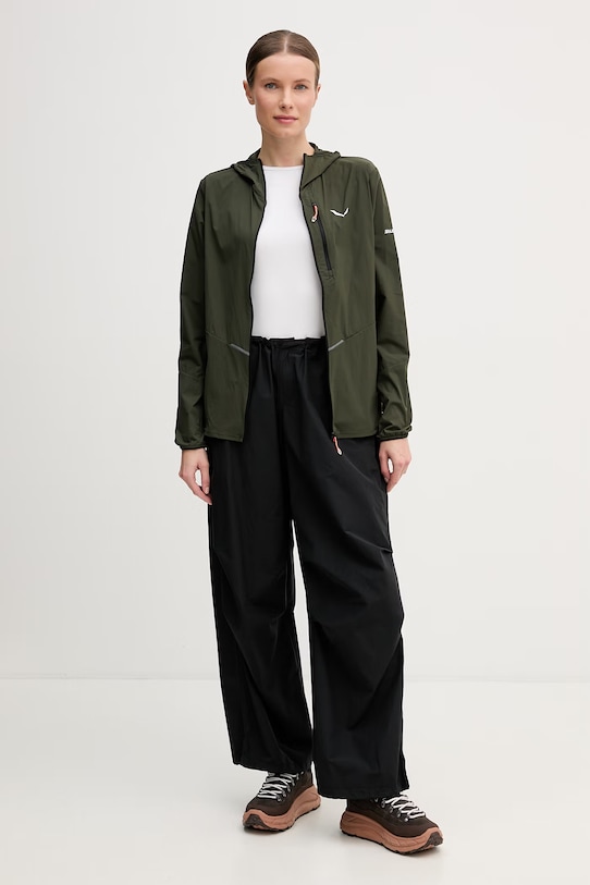 Salewa kurtka trekkingowa damska PEDROC WIND 00.0000029285 zielony SS26