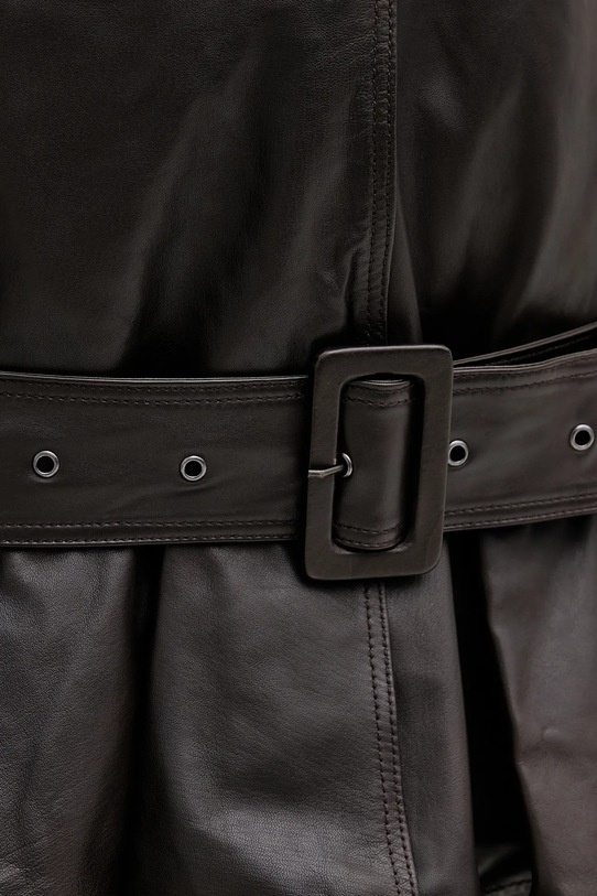 Rotate kurtka skórzana 1158171667 brązowy