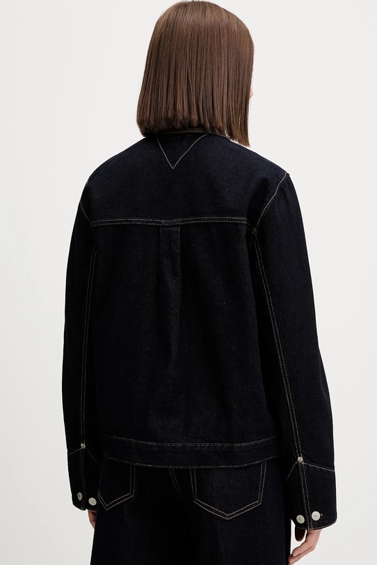 Ρούχα Τζιν μπουφάν Tommy Jeans DW0DW21981 σκούρο μπλε