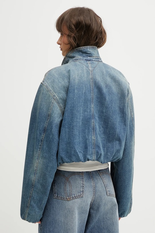 Ρούχα Βαμβακερό τζιν μπουφάν Tommy Jeans DW0DW21982 μπλε