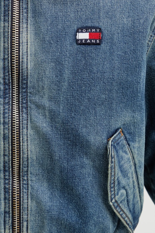 Βαμβακερό τζιν μπουφάν Tommy Jeans DW0DW21982 μπλε
