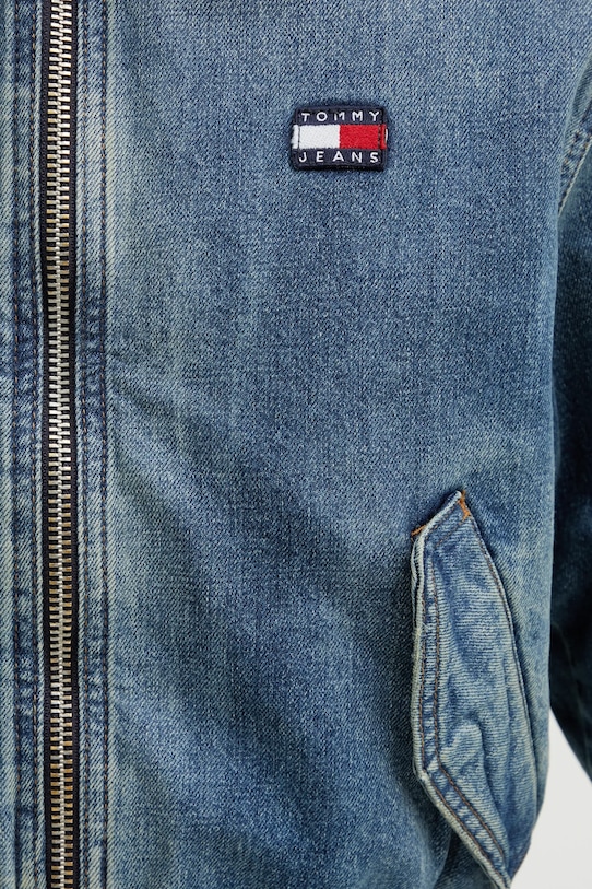 Βαμβακερό τζιν μπουφάν Tommy Jeans DW0DW21982 μπλε