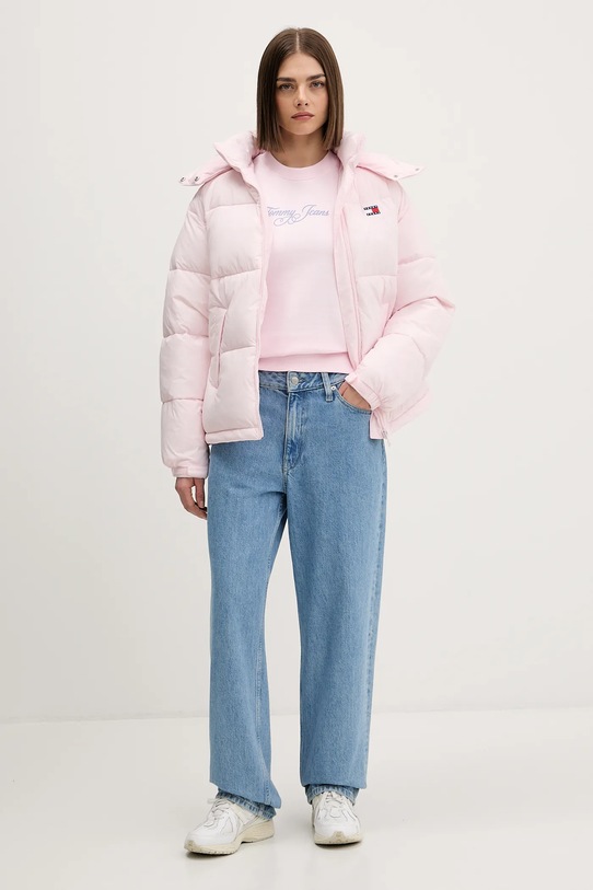 Tommy Jeans kurtka DW0DW22041 różowy SS26
