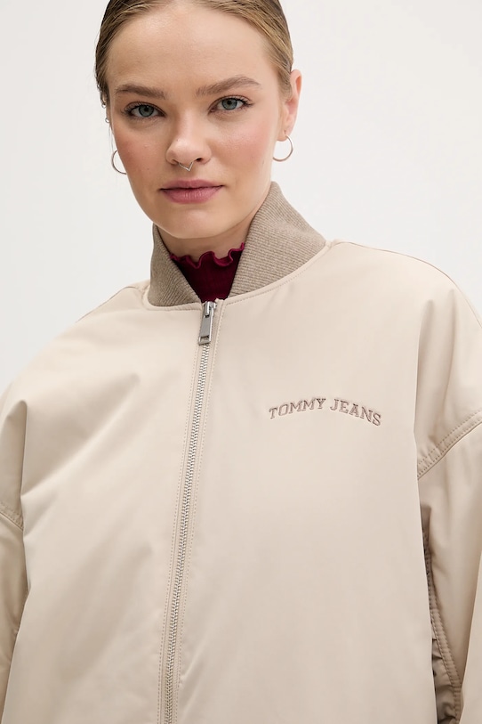 Tommy Jeans kurtka bomber beżowy DW0DW22044