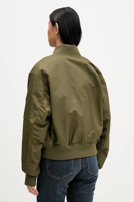 Odzież Tommy Jeans kurtka bomber DW0DW22046 zielony