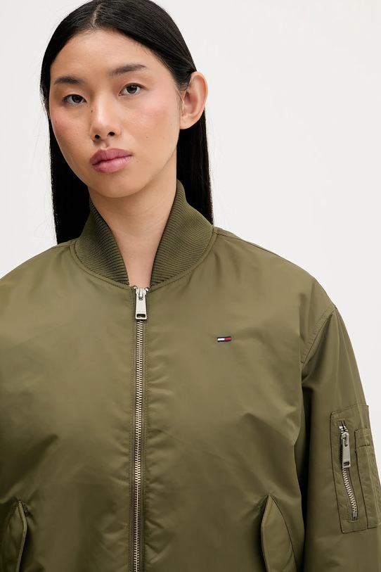 Tommy Jeans kurtka bomber zielony DW0DW22046