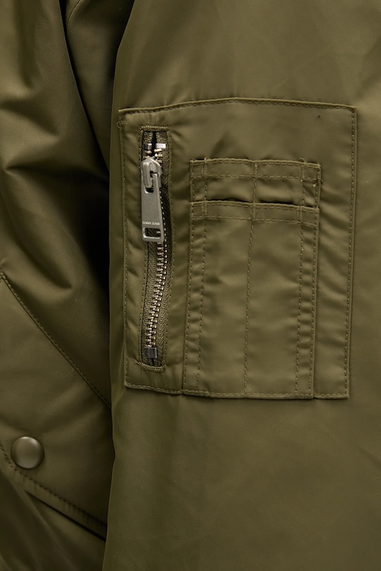 Tommy Jeans kurtka bomber DW0DW22046 zielony