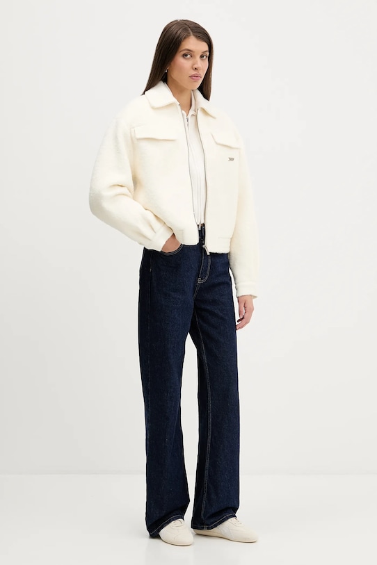 Tommy Jeans kurtka DW0DW22048 beżowy SS26