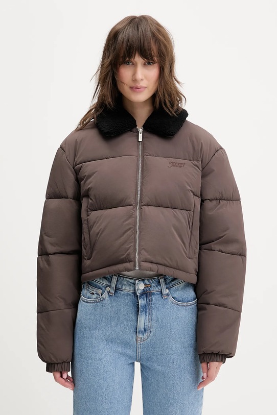 Jakna Tommy Jeans Drugo rjava DW0DW22049