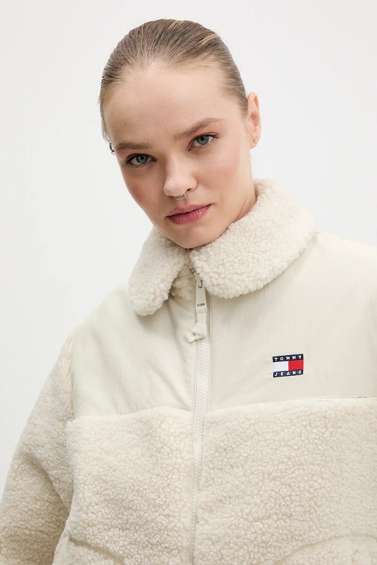 Odzież Tommy Jeans kurtka DW0DW22053 beżowy