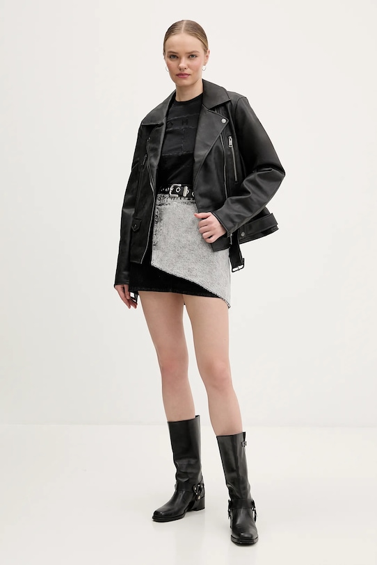 Tommy Jeans ramoneska DW0DW22054 czarny SS26