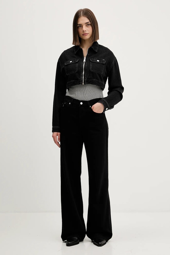 Tommy Jeans kurtka jeansowa DW0DW22523 czarny SS26