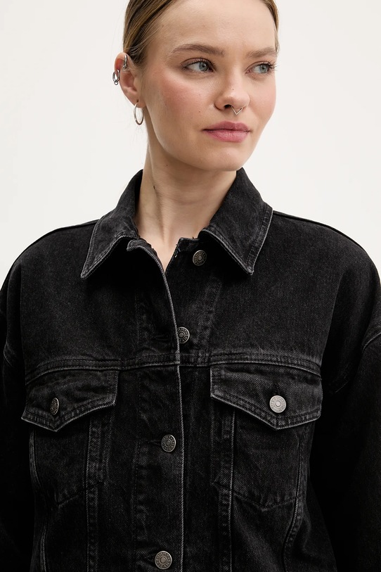 Tommy Jeans kurtka jeansowa czarny DW0DW22602