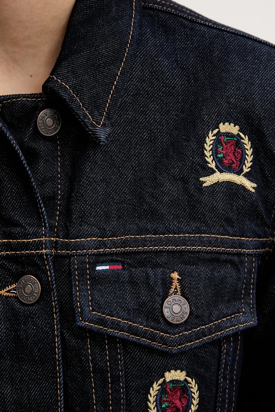 Tommy Jeans kurtka jeansowa DW0DW22729 granatowy