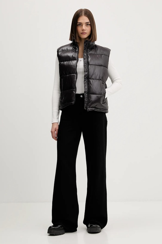 Tommy Jeans bezrękawnik DW0DW22037 czarny SS26