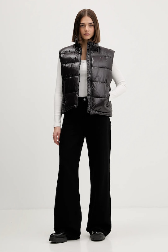 Αμάνικο μπουφάν Tommy Jeans DW0DW22037 μαύρο SS26